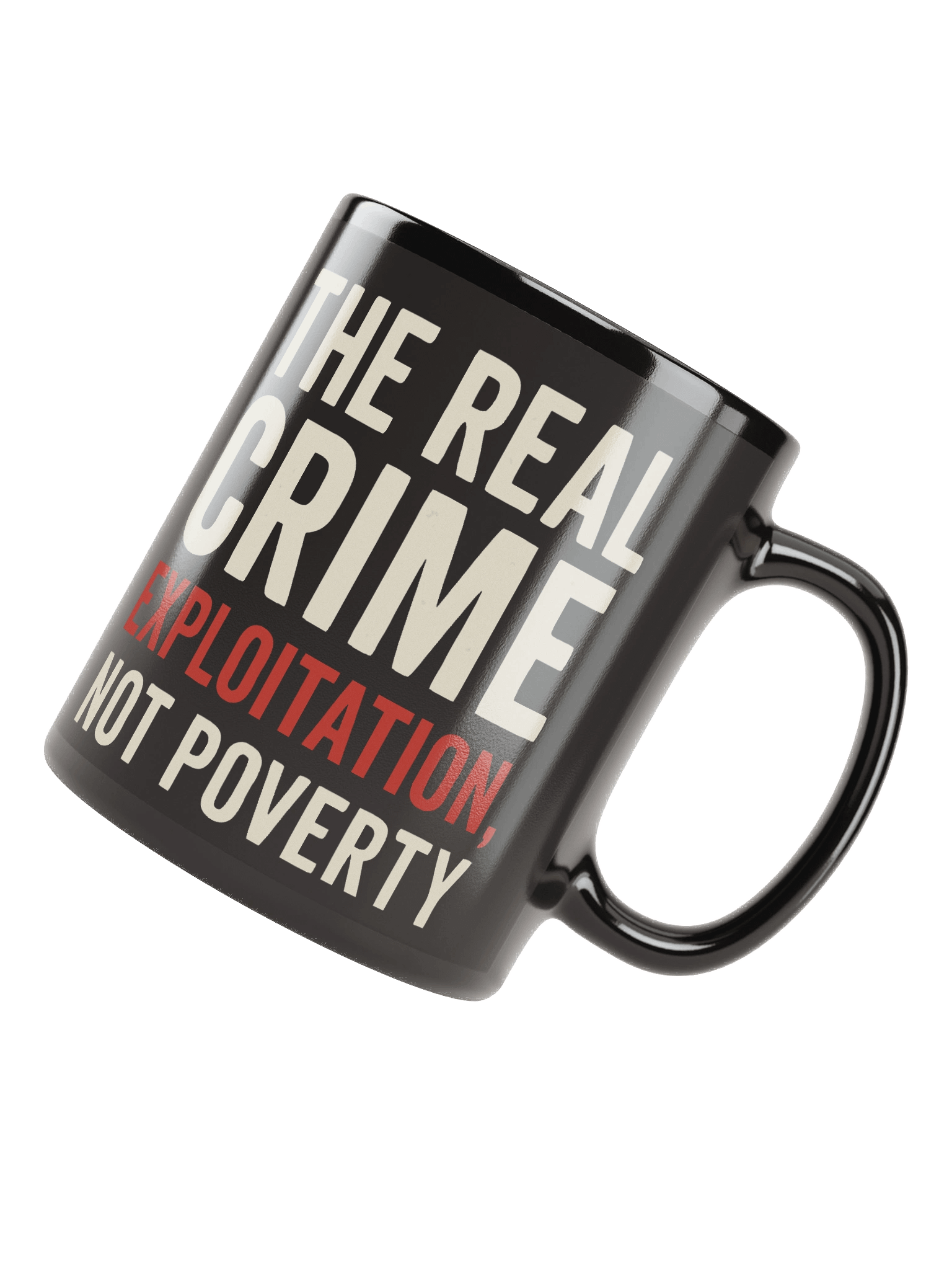 Exploitation Black Glossy Mug product image (8)