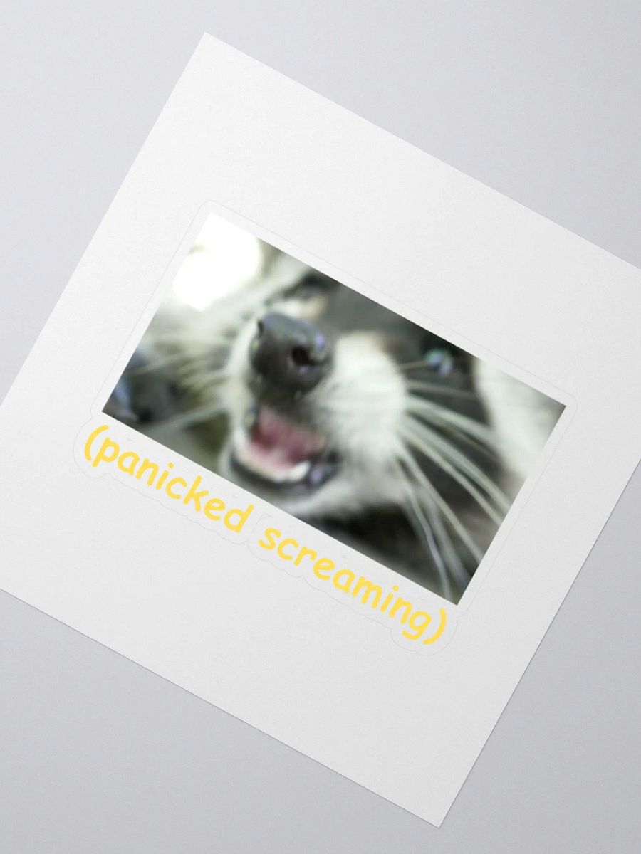 Panicked Screaming Sticker product image (2)