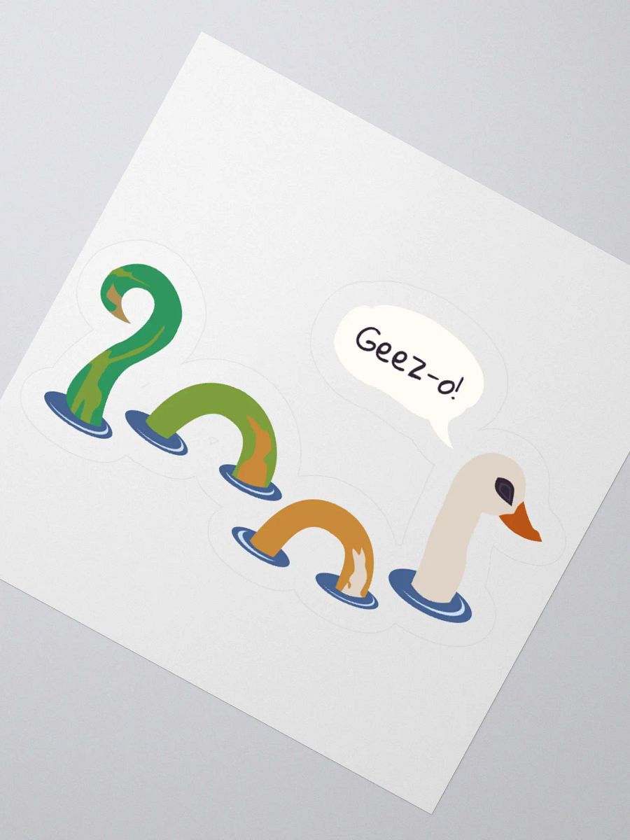 Lost Records: Bloom & Rage Loch Ness Swannster Sticker product image (2)