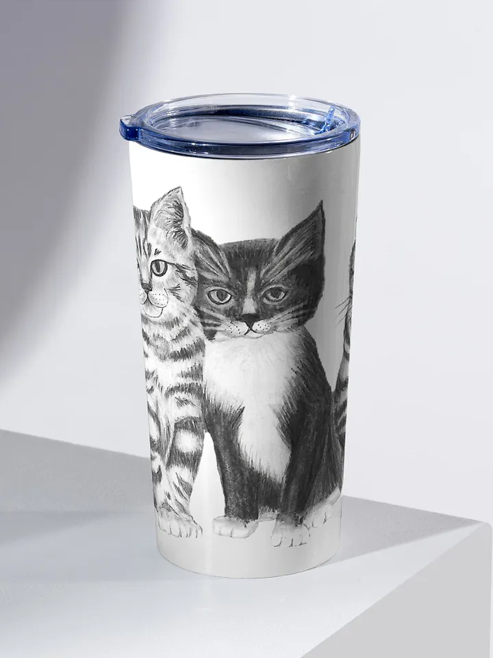 Kittens Drawing Travel Cup product image (2)