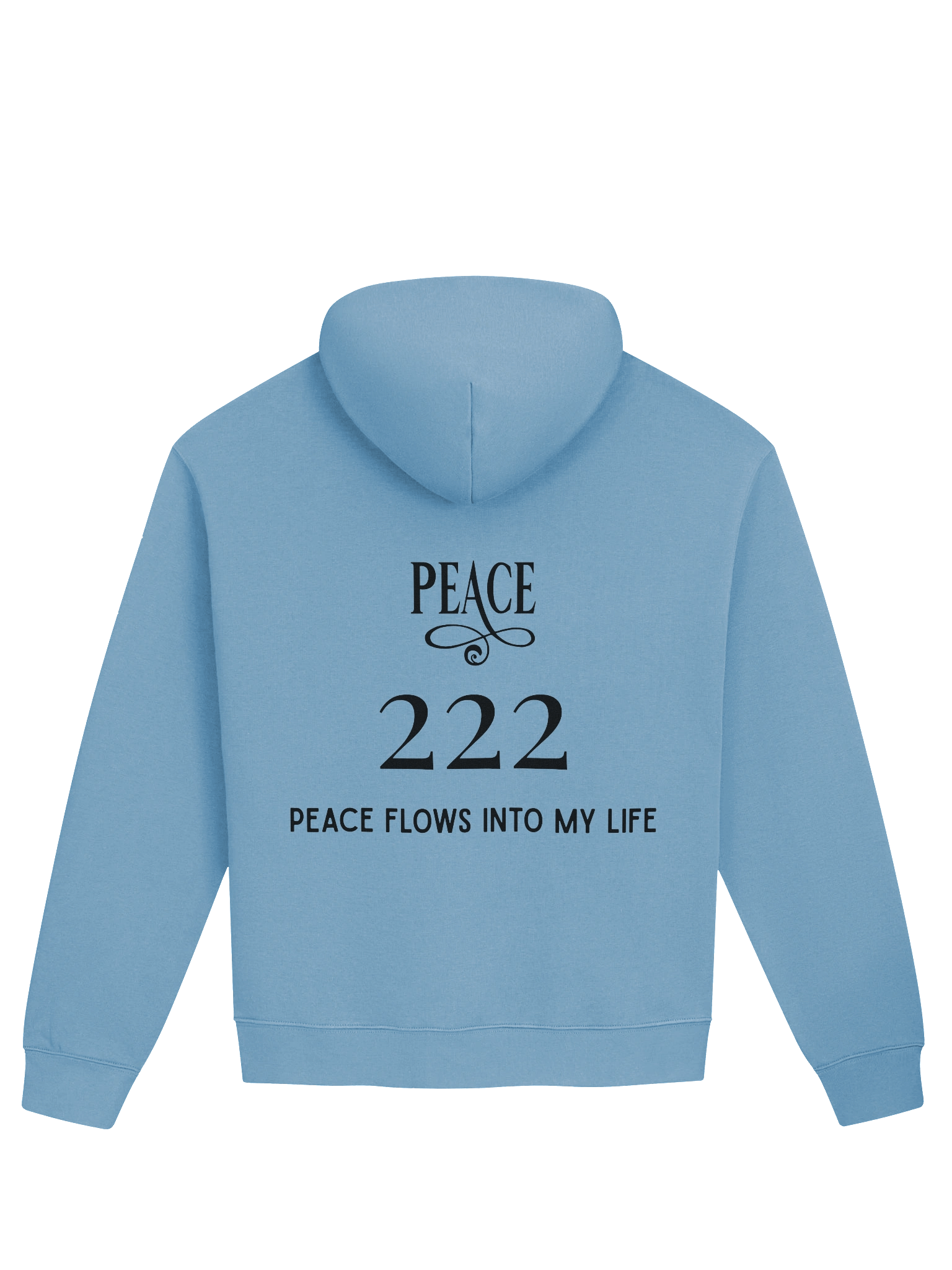 Cozy Vibes Oversized Hoodie - 222 — Peace flows into my life product image (1)