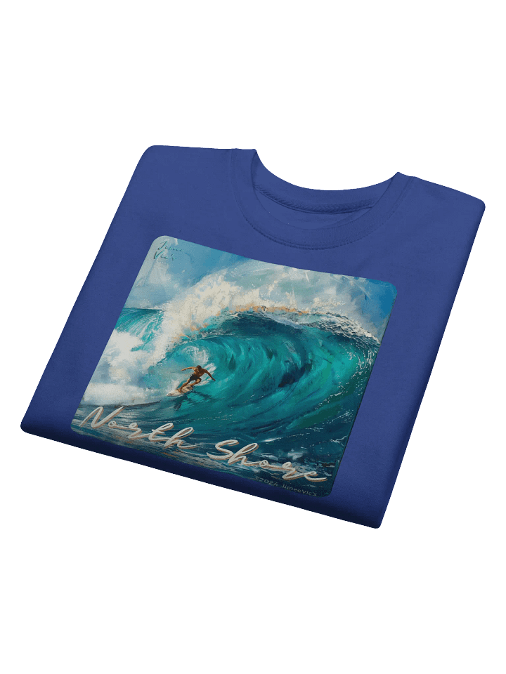 Jimee Vic's North Shore Big Wave 2 Surf Crewneck Sweatshirt product image (1)