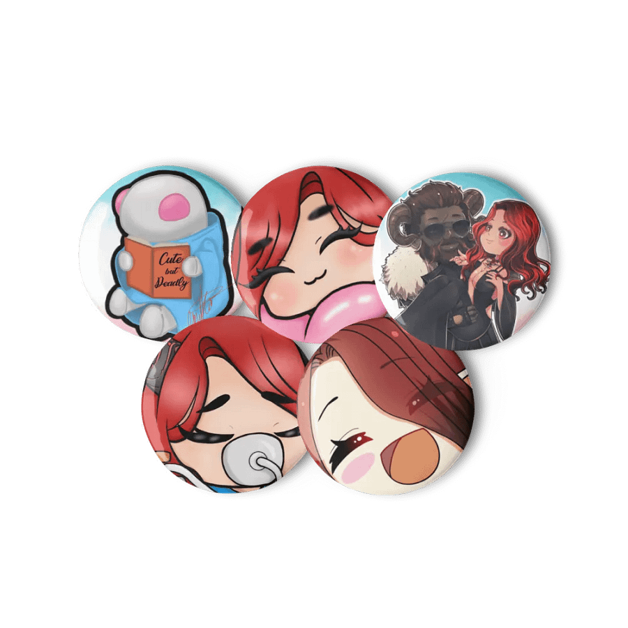 Chaos Queen Pin Buttons Set product image (11)