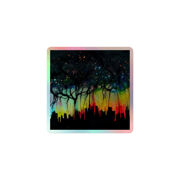 Dreamy City Nights Holographic Sticker Set product image (1)