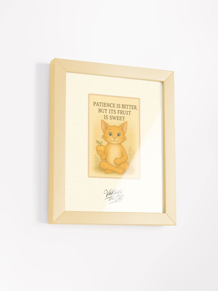 Vaikauri the Cat Wisdom Framed Artprint product image (4)