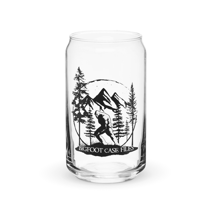 BIGFOOT CASE FILES BLACK LOGO CAN GLASS product image (1)