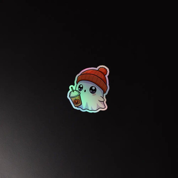 Spooky Ghost Holographic Sticker Set product image (4)