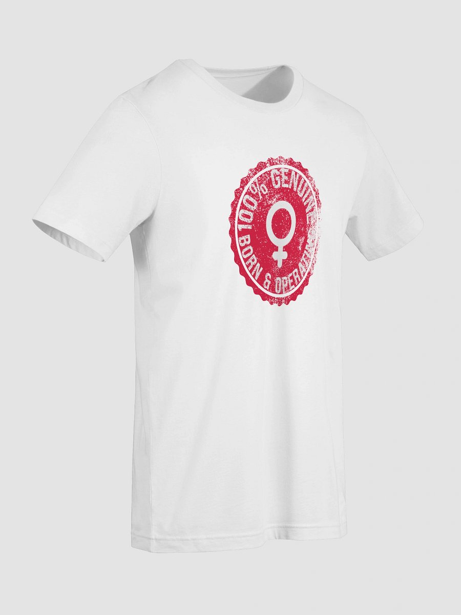 "100% Female" T-shirt - White product image (9)