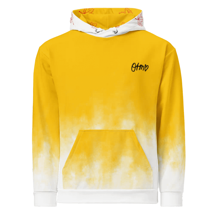 Orm Kornnaphat Maple Design Unisex Hoodie (Yellow & White) product image (1)
