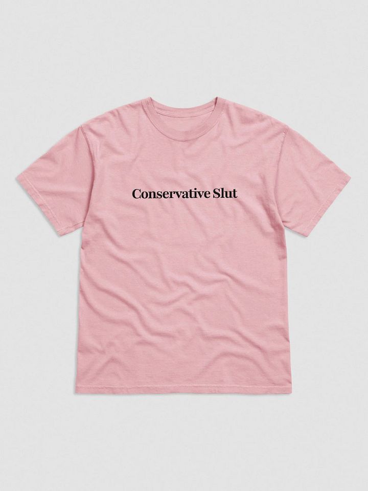 'Conservative Slut' Embroidered Tee product image (1)