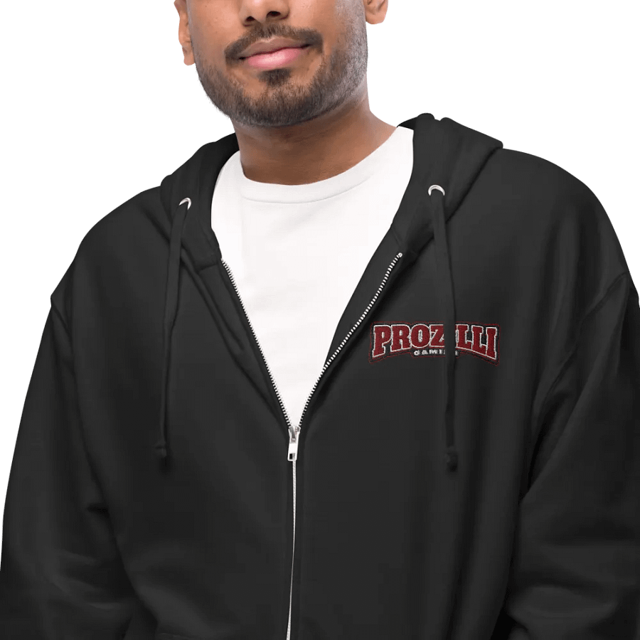 Prozilli Gaming Fleece Zip-Up Hoodie – Community Gaming Apparel product image (4)