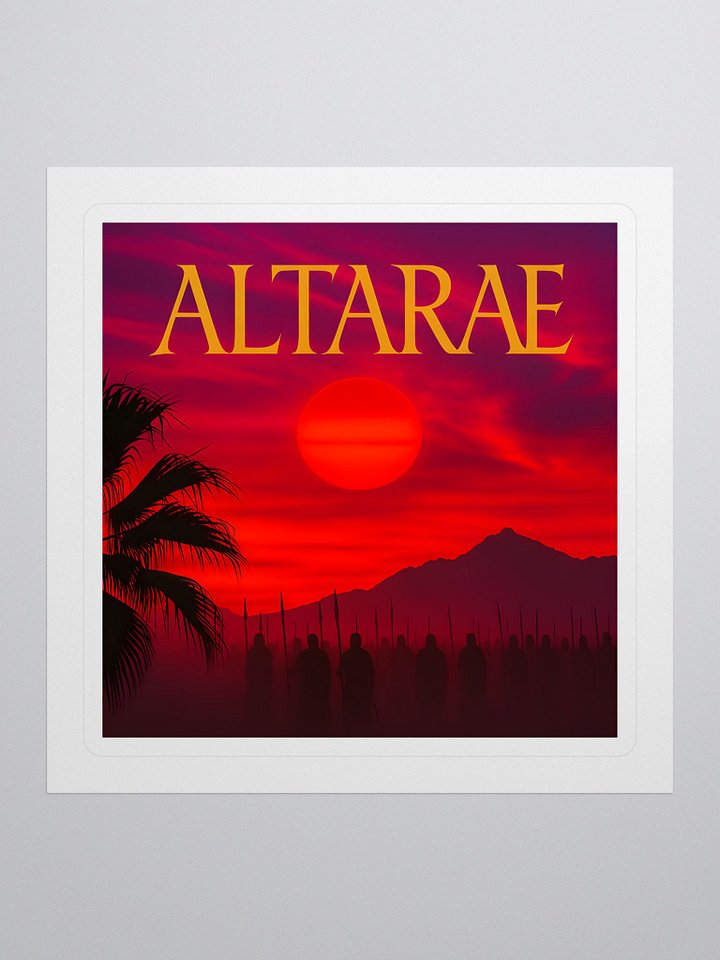 Altarae sunset sticker product image (1)