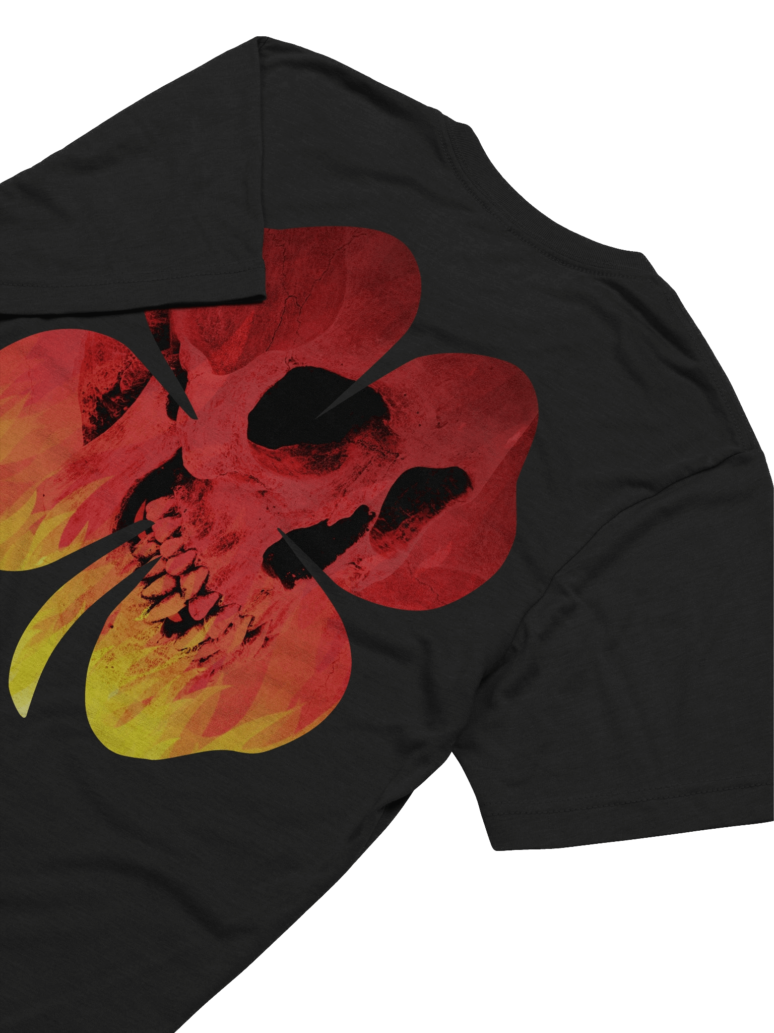 BLOODY FIRE SKULL - Tri Blend Short Sleeve product image (3)