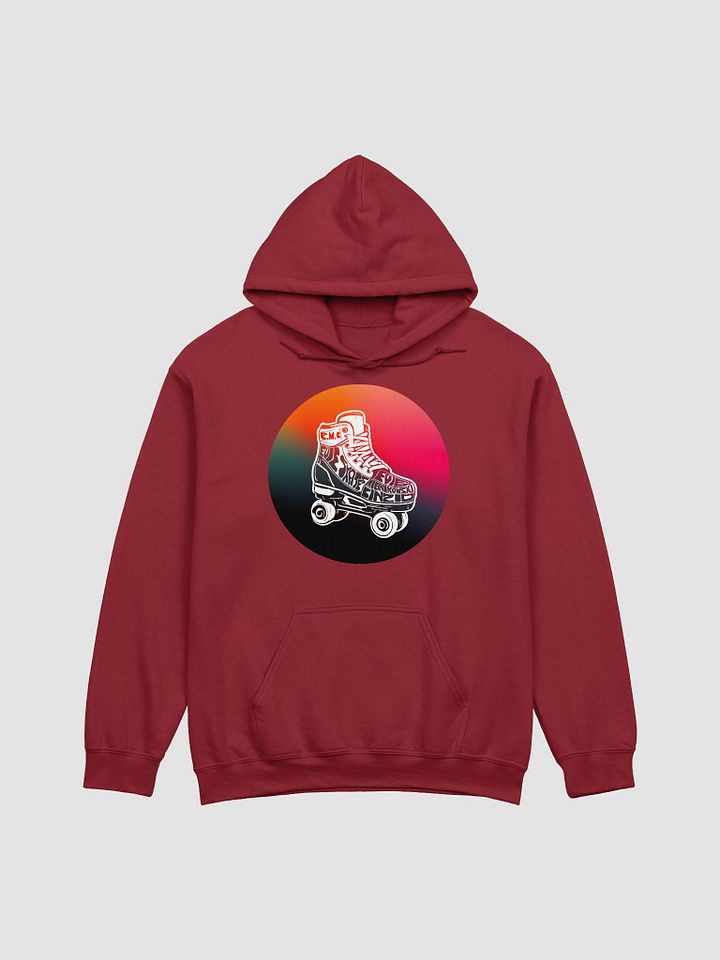 Evie Skates Hoodie Dark Rainbow Red product image (1)