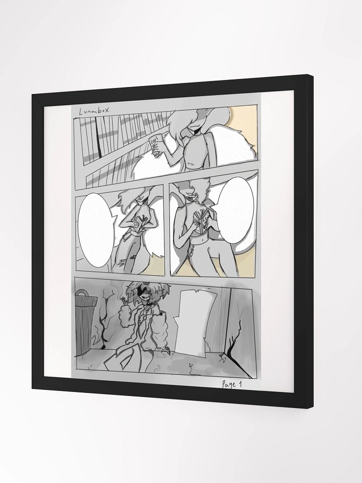 **LIMITED EDITION OF 20** Lunabox: Page 1 Teaser Print Framed Poster product image (2)