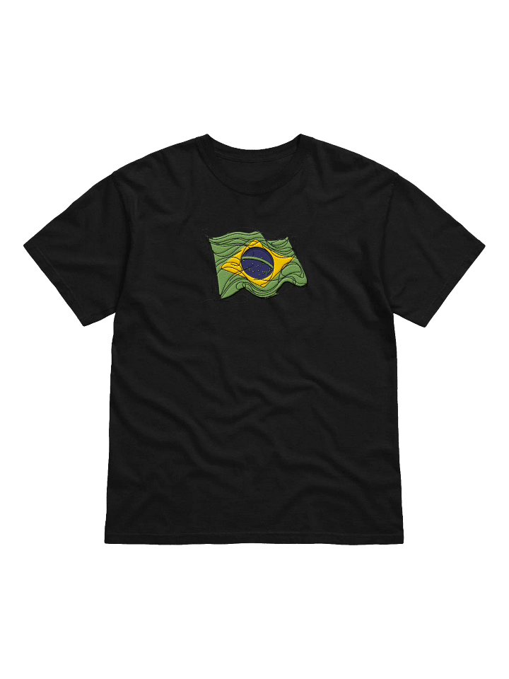 Brazilian Flag Line Art Design Tee product image (8)