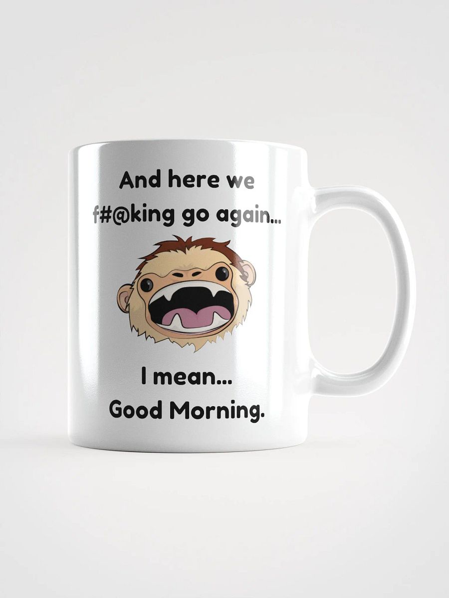 CENSORED (Grawlix) Here we f#@king go again... White Mug product image (1)