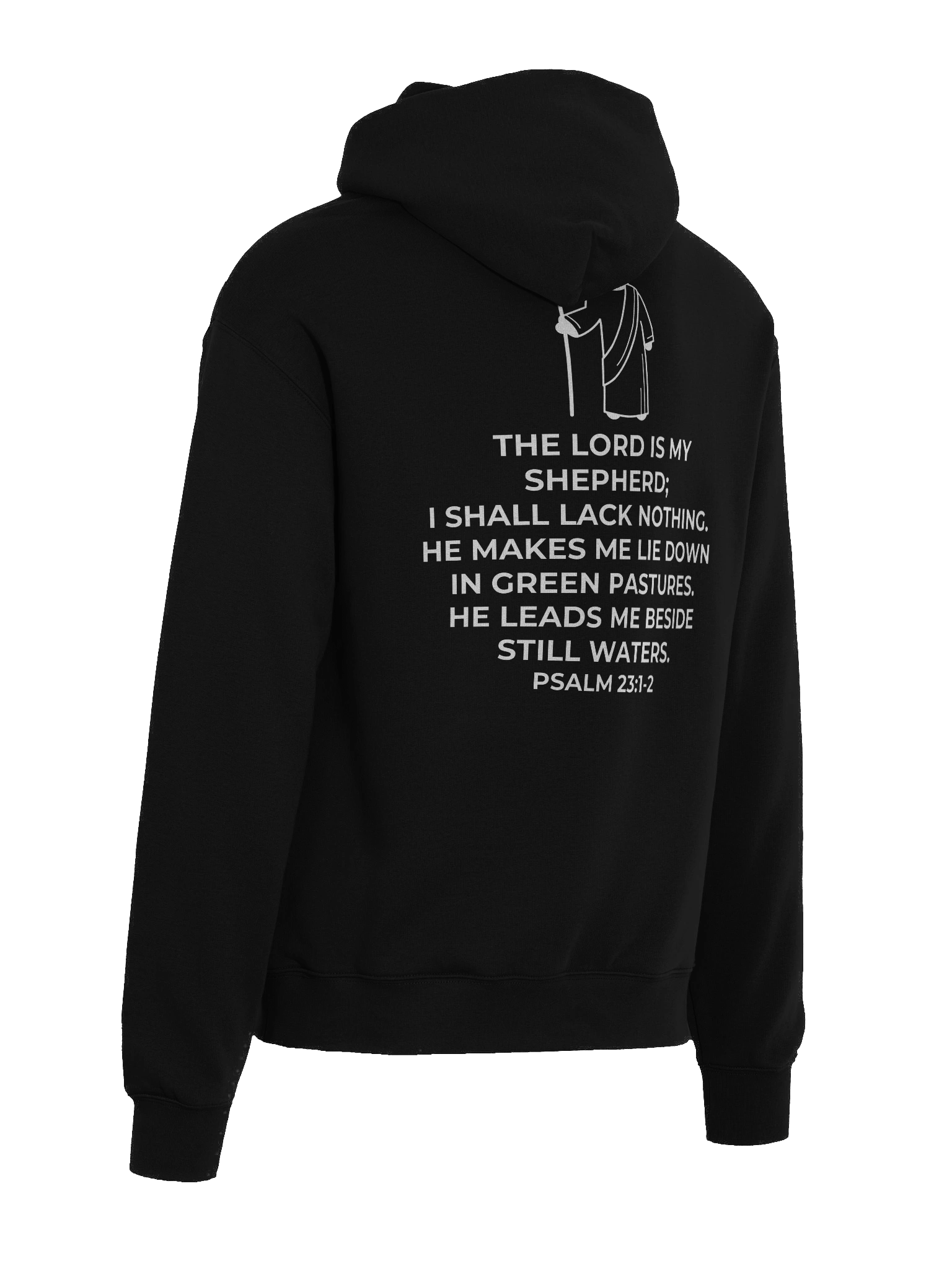 Psalm 23:1 Eclipse Oversized Hoodie product image (6)