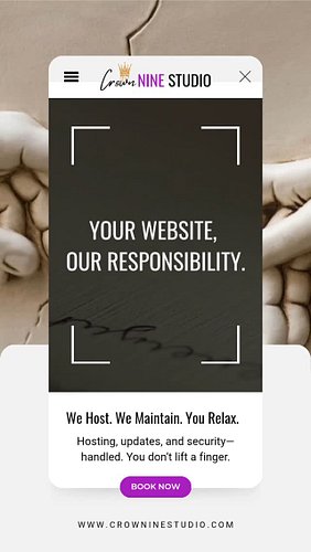 From designing your WordPress website, to hosting and maintenance, we do it all so you can focus on writing.

www.crowninestu...