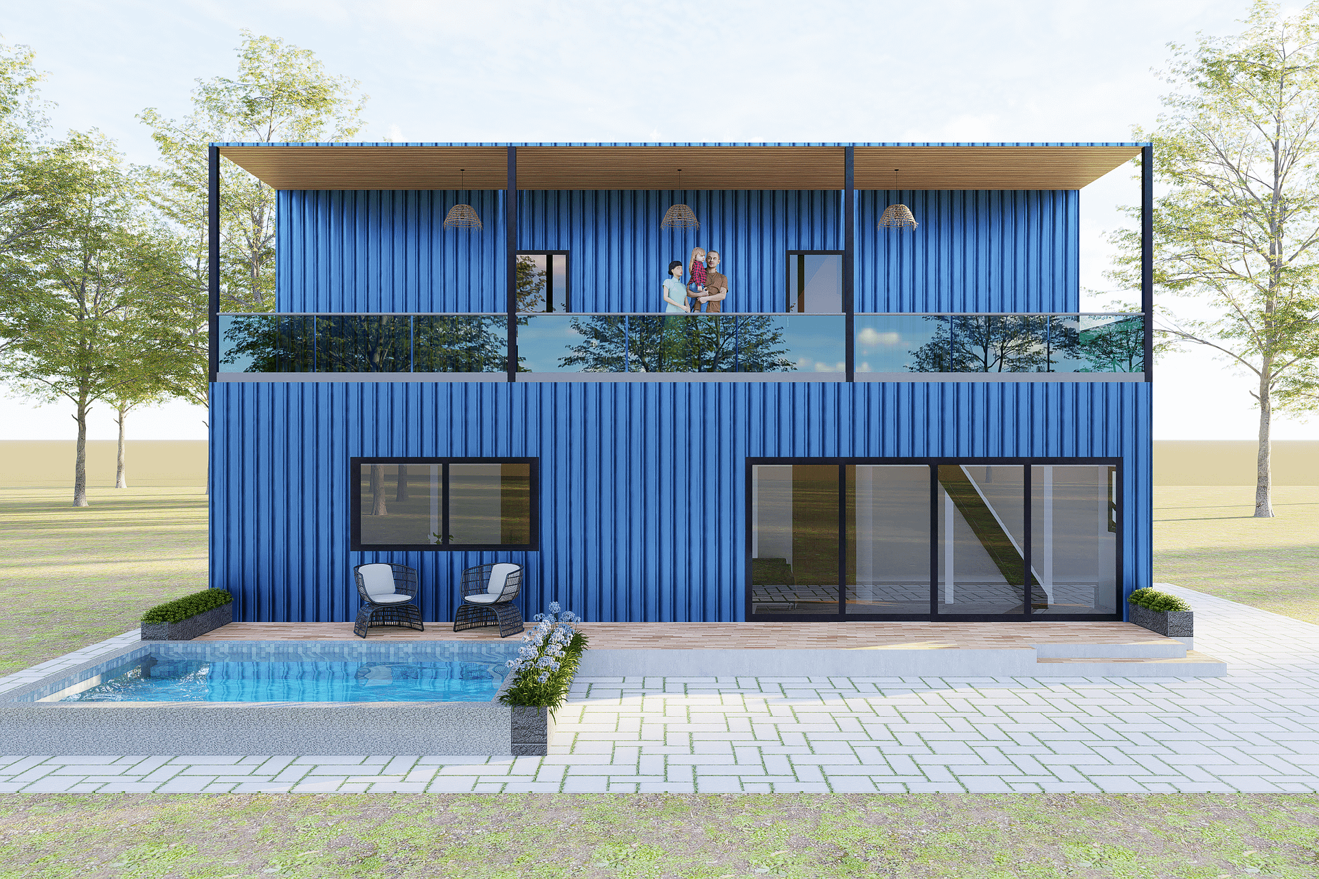 2-Storey 4BHK Container House product image (5)