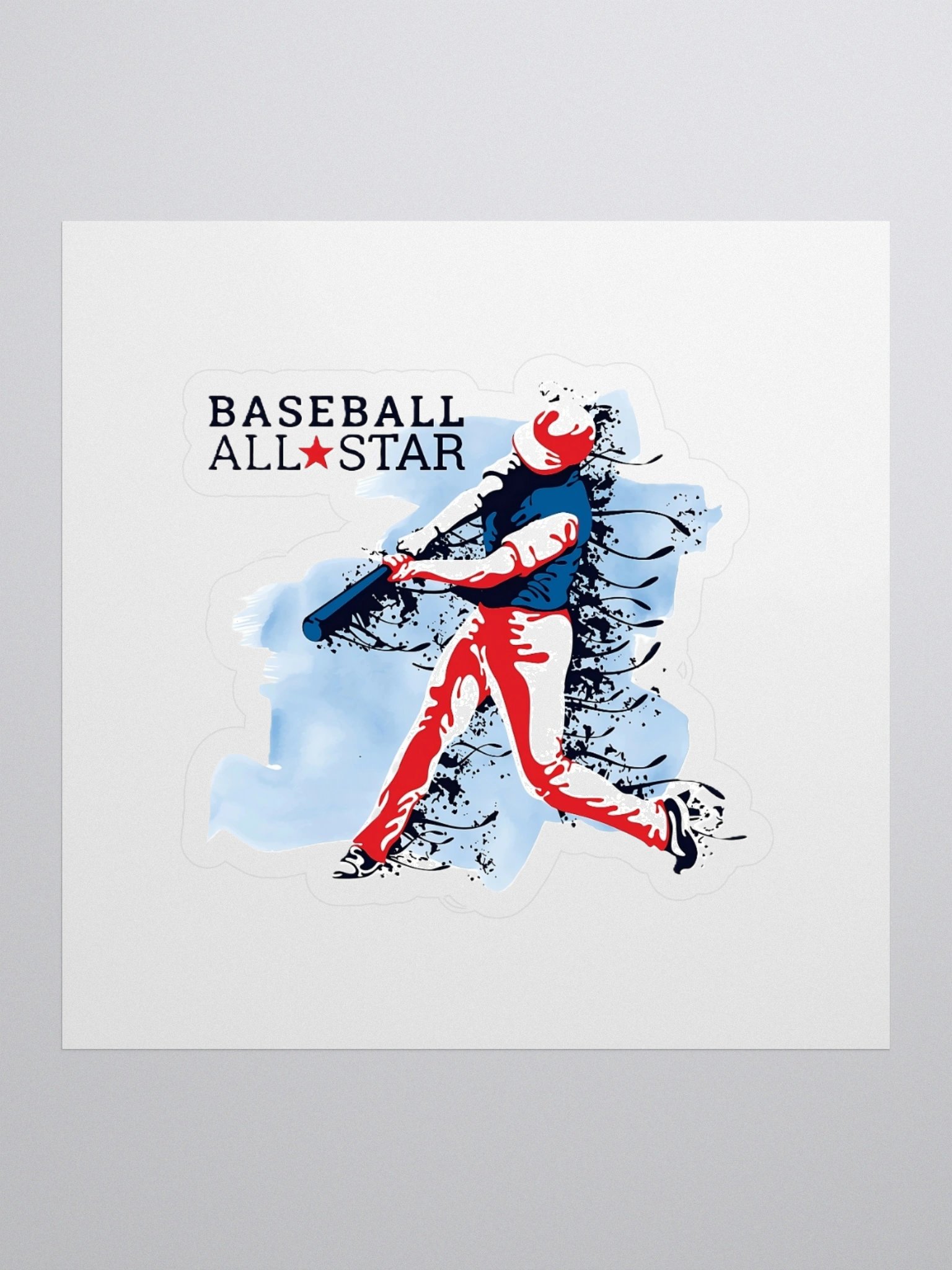 Cubs vs Dodgers Kiss Cut Stickers – Baseball Rivalry Decals for Fans | Delphi product image (1)