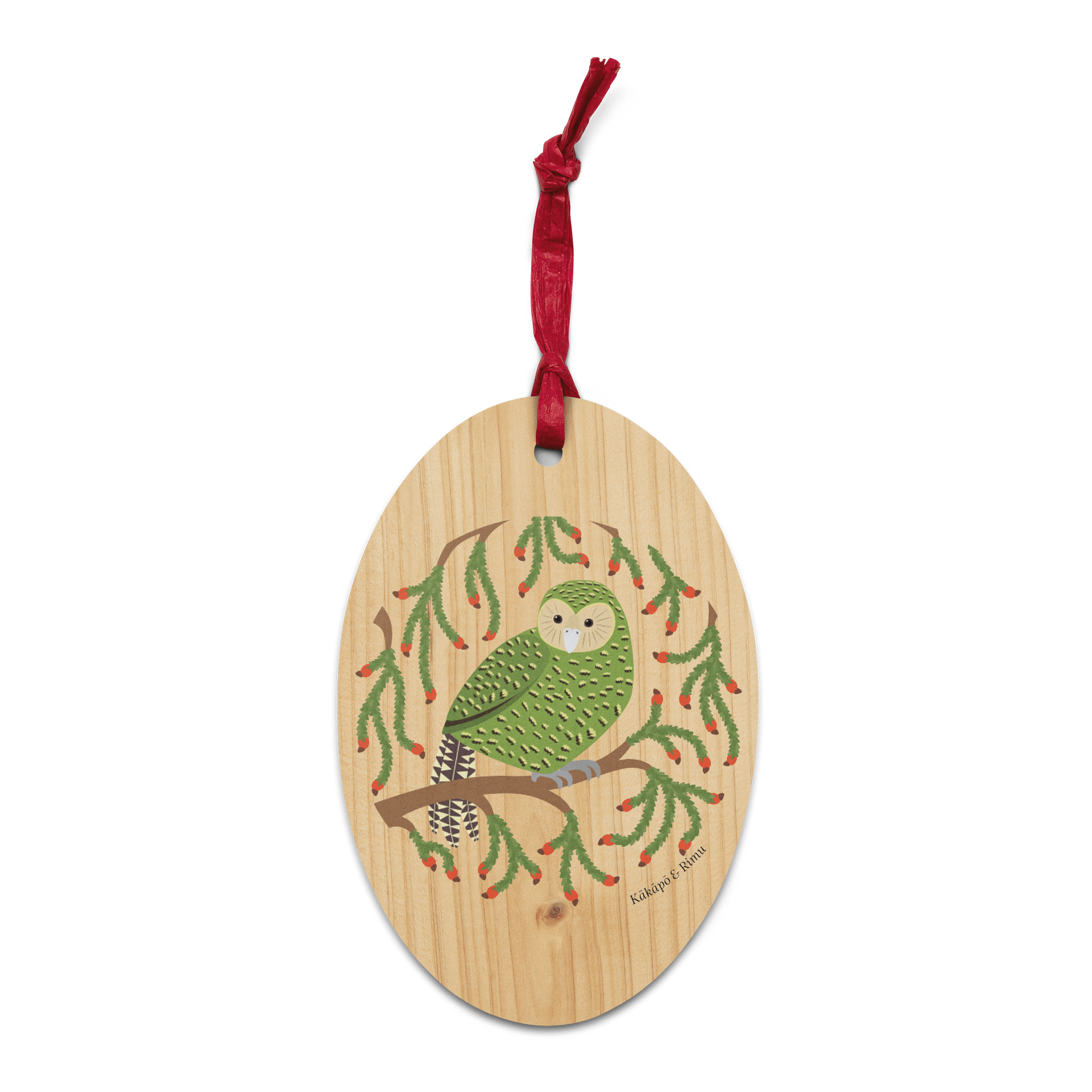 Kākāpō in Rimu Wooden Ornament product image (2)