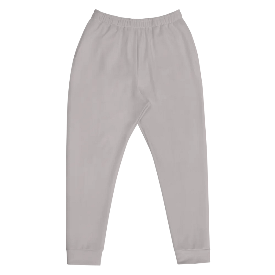 Plain Gray True Summer Recycled Polyester Premium Men's Joggers by Treasure Pie product image (12)