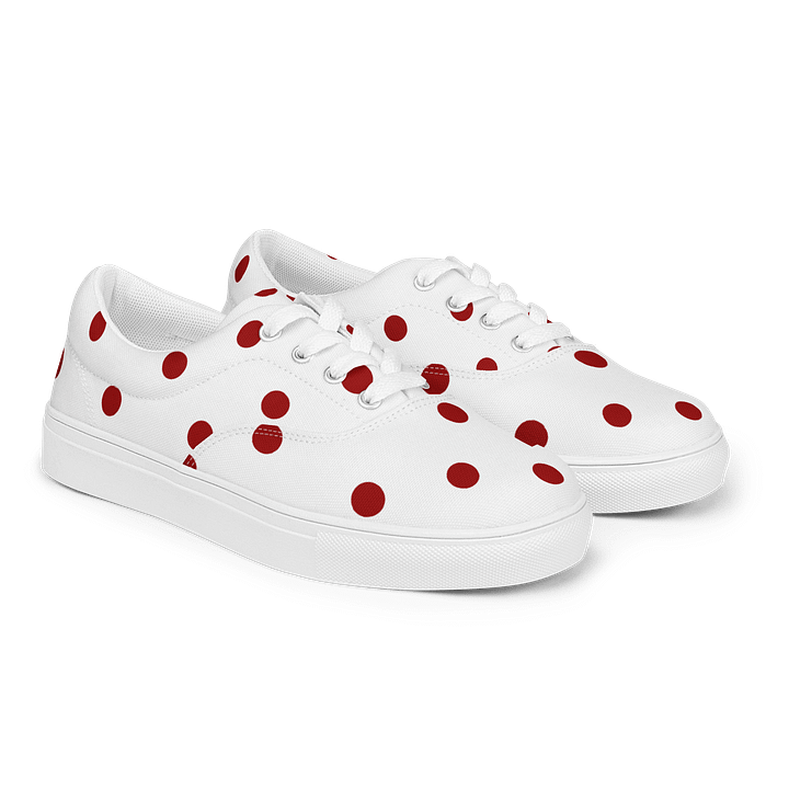 New Wave Design Polky Women's Lace-Up Canvas Shoes product image (2)