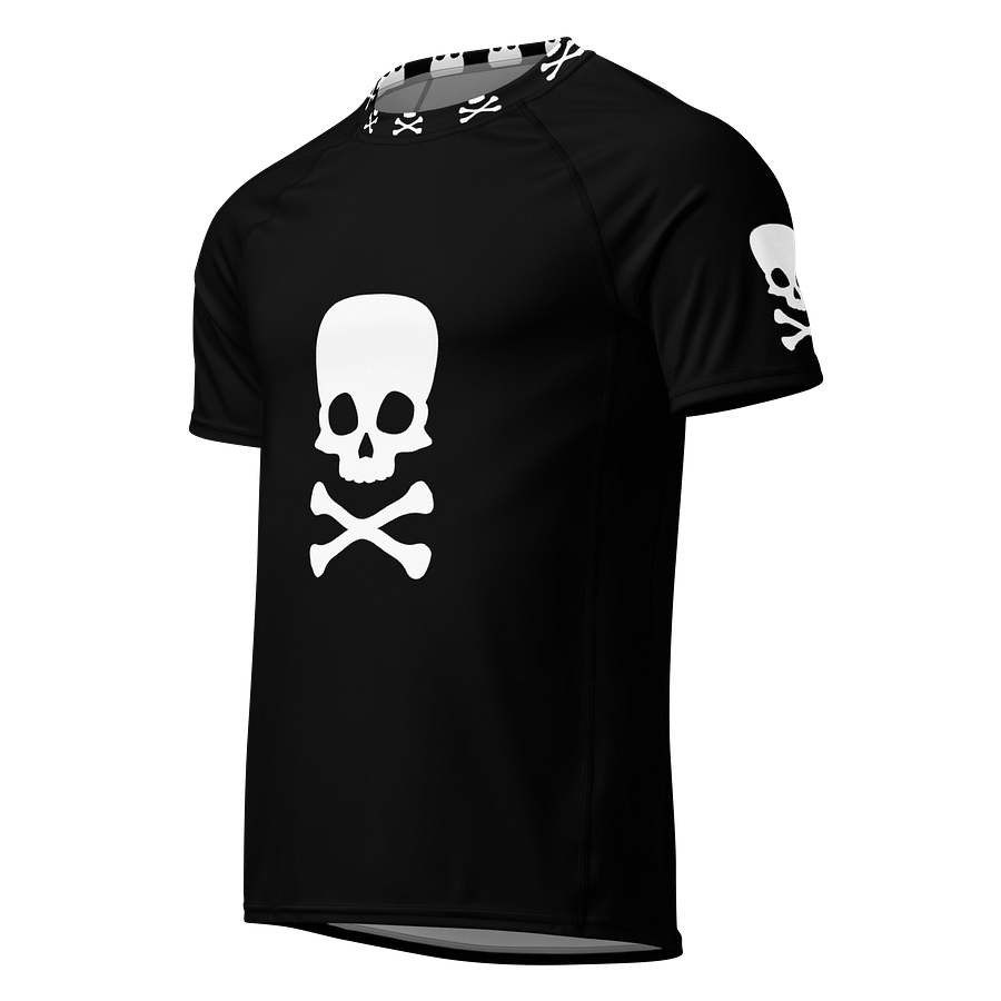 Rebel Skull All-Over Print Men's Rash Guard product image (1)