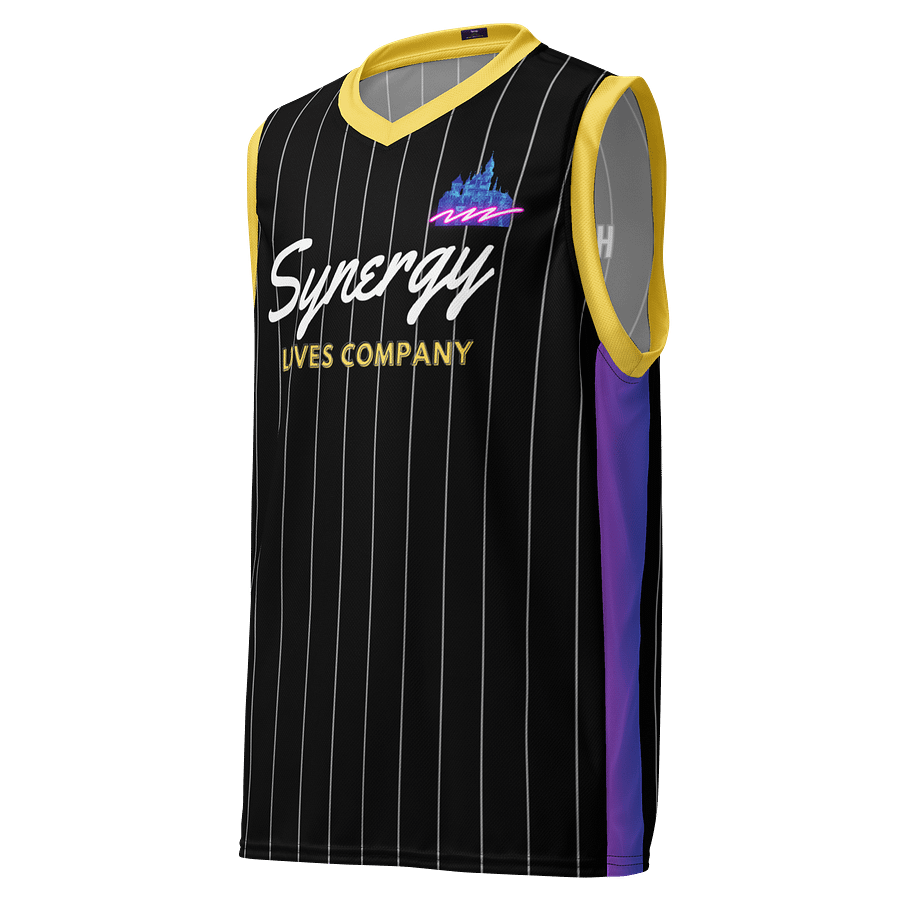Castle Stripes Unisex Basketball Jersey product image (1)