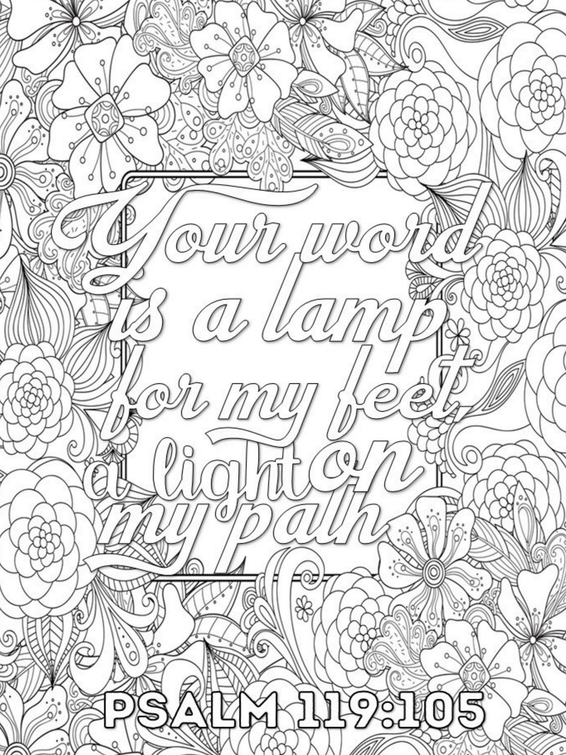 Bible Quotes with Abstract Art A Coloring Book for Adults product image (7)