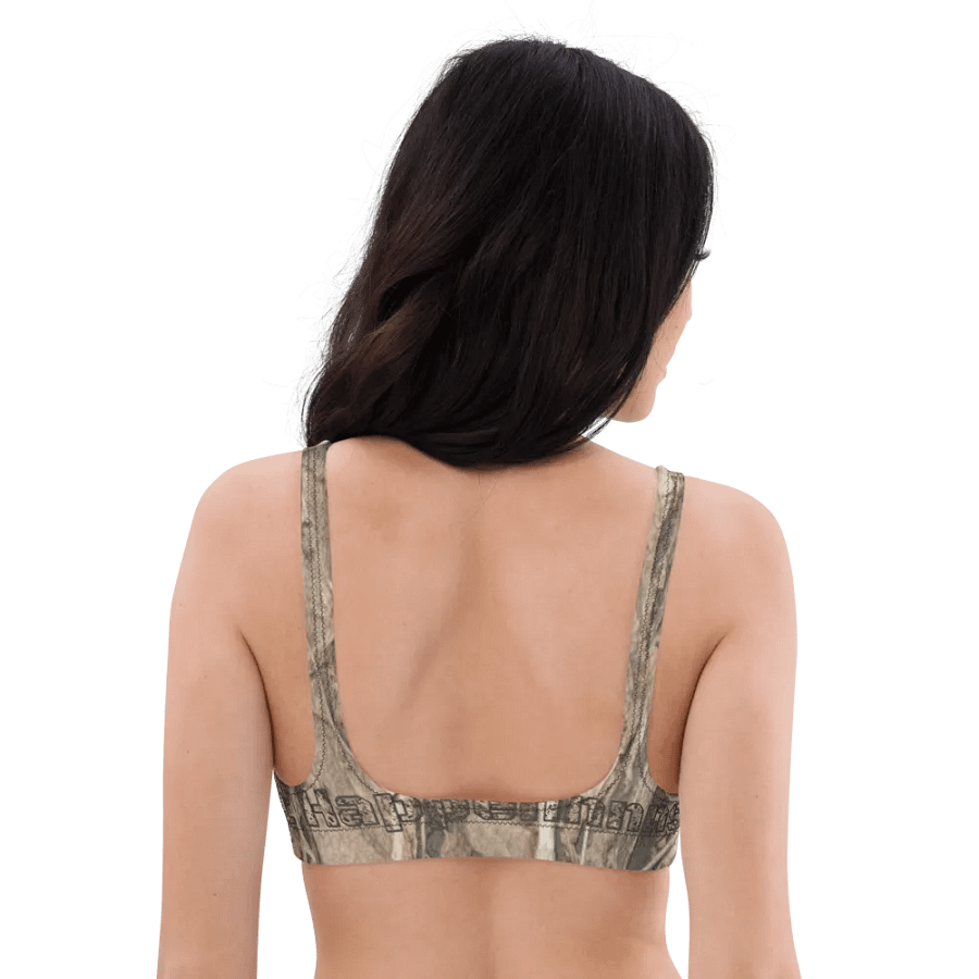 Recycled Padded Bikini Top - Dead Split - It Happennnns Camo product image (4)