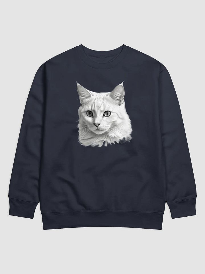 Elegant Cat Sketch Sweatshirt product image (2)