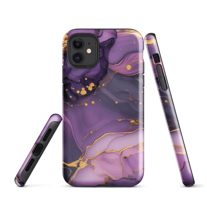 Golden Petal Dreams - iphone case product image (1)
