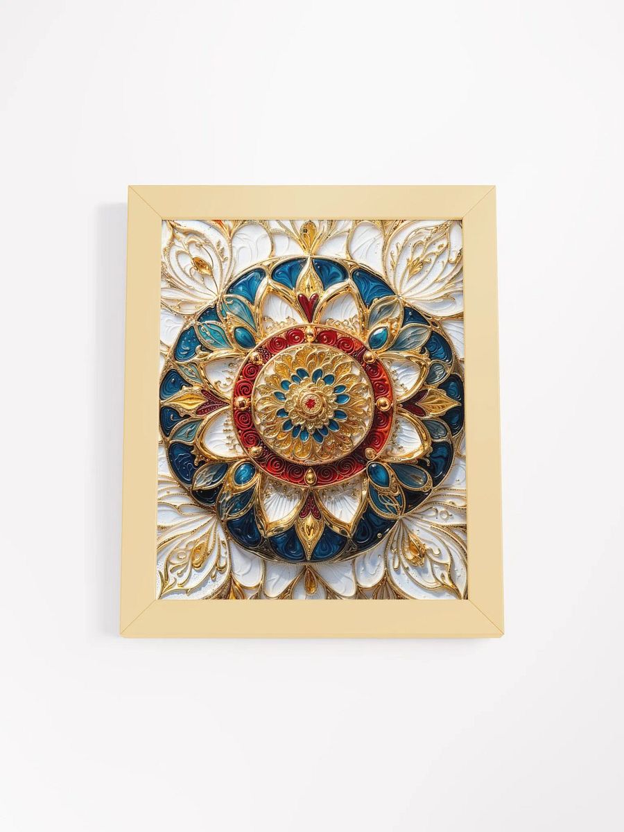 Premium Framed Matte Poster - Myriad Rosace product image (1)
