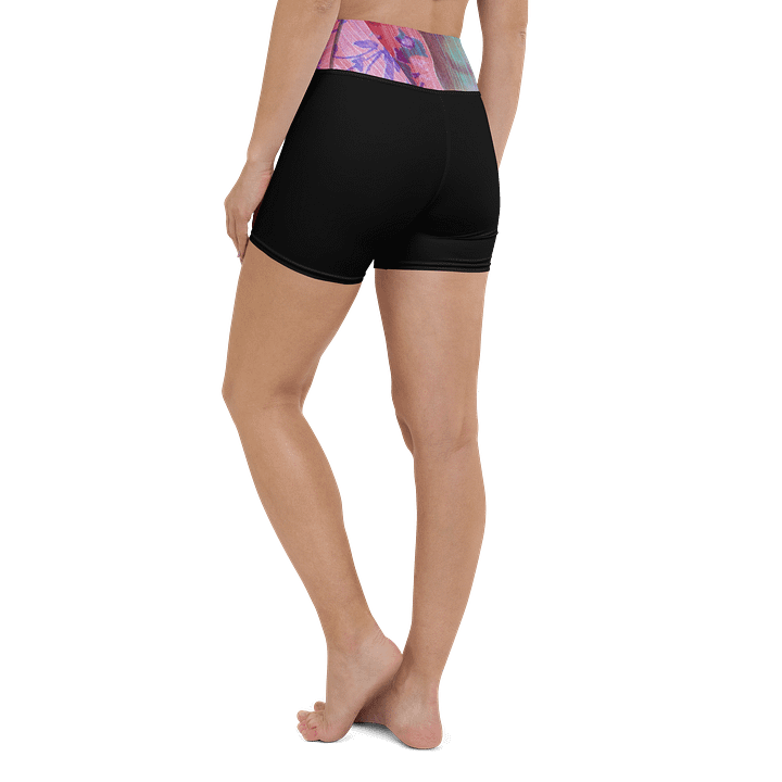 Paradise Breeze Black Flow Yoga Shorts product image (1)
