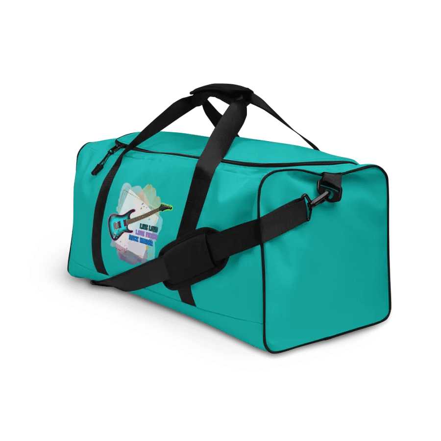 Live Loud Love Fierce Rock Harder Large Duffle Bag for Gym or Travel product image (10)