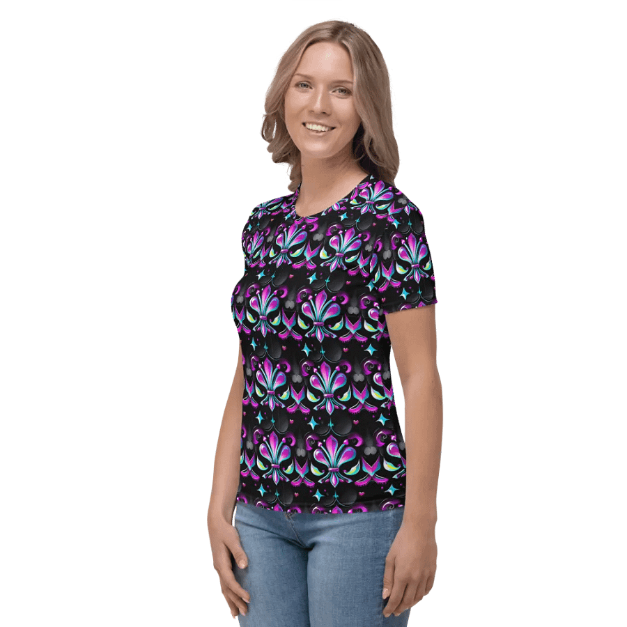 Mardi Gras Pattern All Over Print T-shirt product image (5)