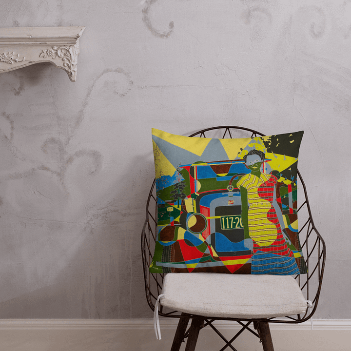 Peggy's Buick Pillow (2-sided) product image (2)