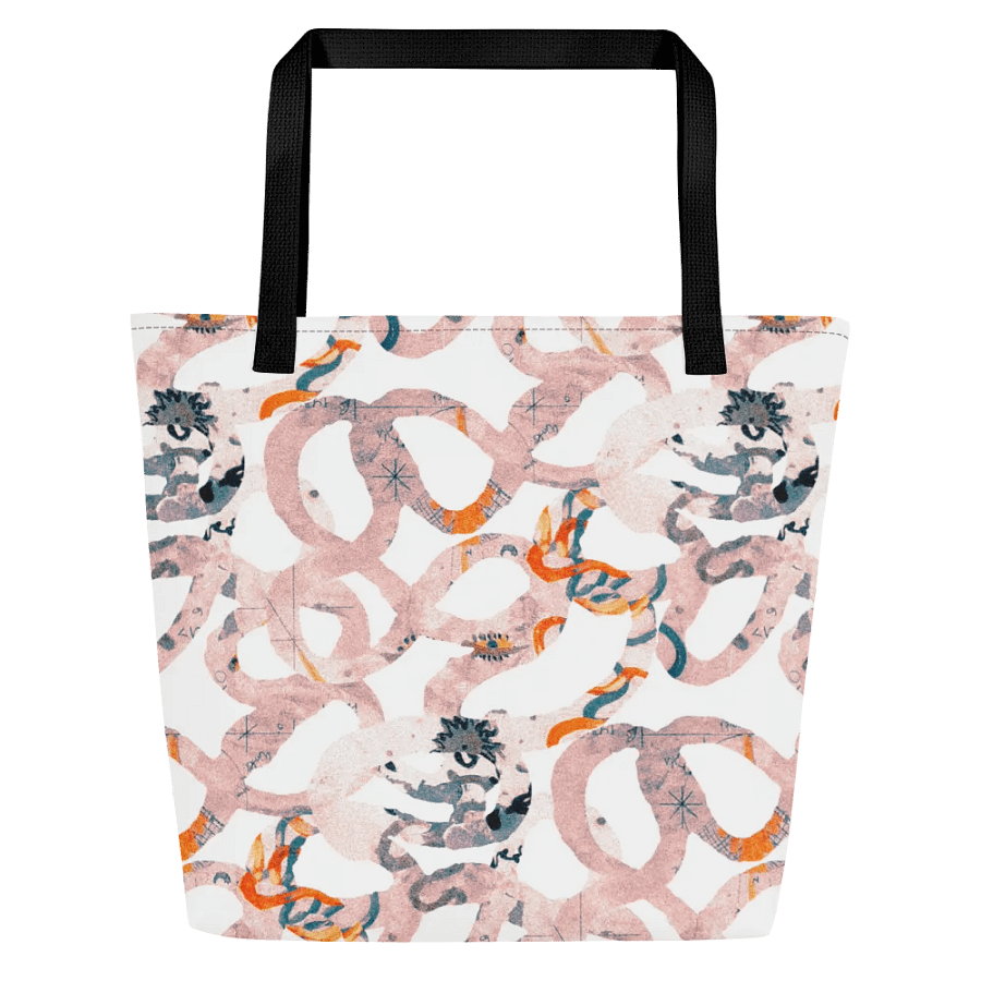 All-Over Print Large Tote Bag Kukulkán product image (2)