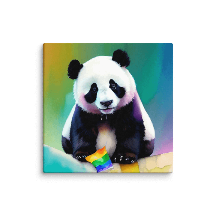 Cute Panda Digital Painting - v2 product image (1)