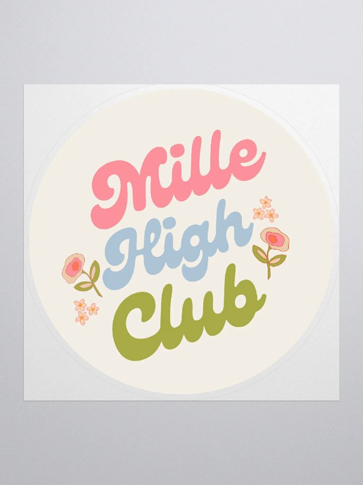 Mille High Club Sticker product image (1)