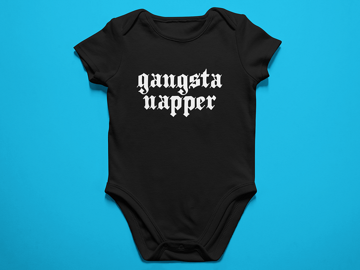 Gangsta Napper - Baby Bodysuit Onesies for Boys and Girls product image (1)
