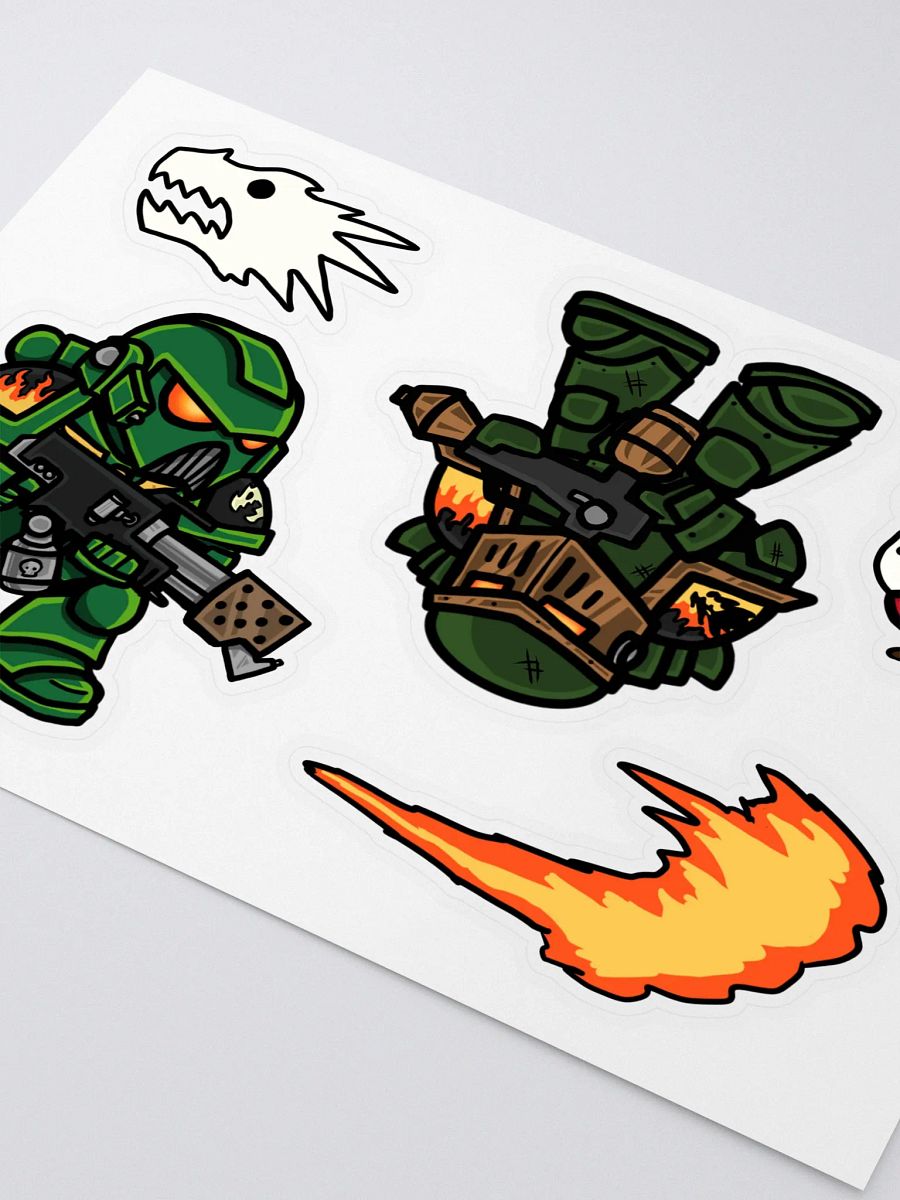 Dragon Space Soldiers Sticker Sheet product image (2)