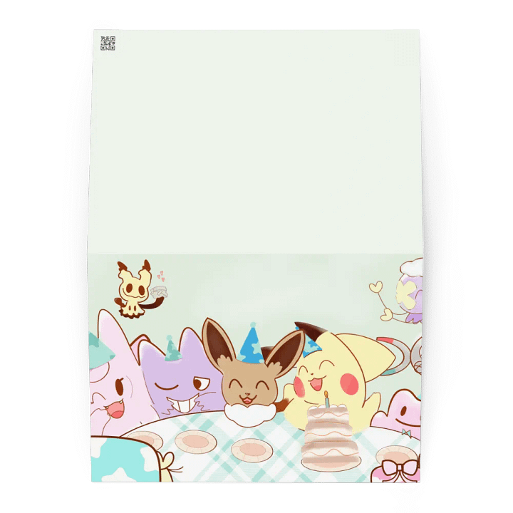 Pokemon Birthday Card - Blank Inside product image (2)