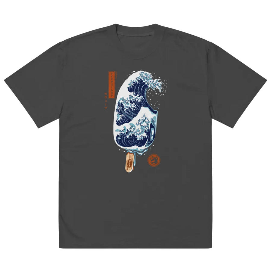 Great Wave Ice Cream - Oversized Tee product image (3)