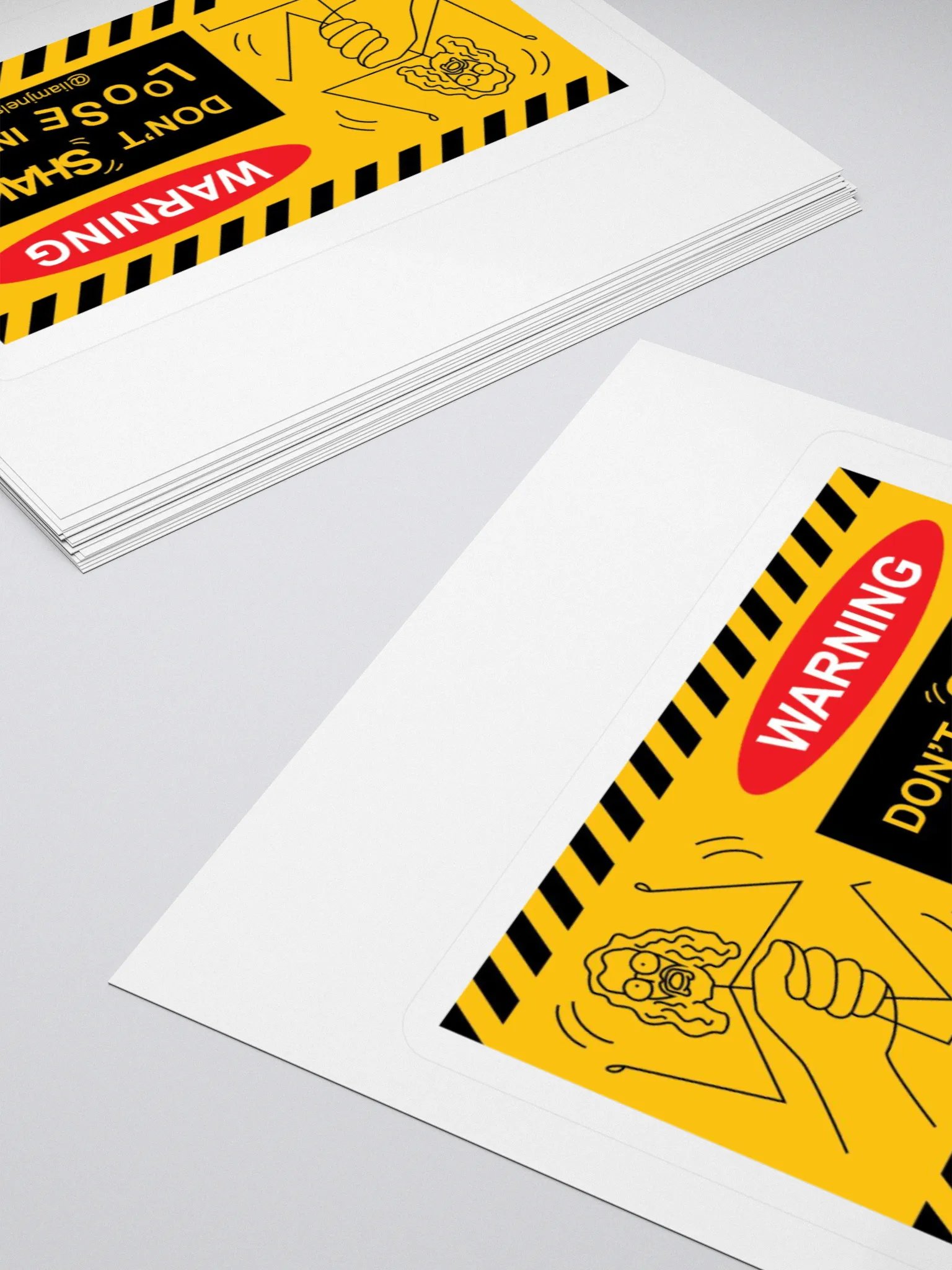 WARNING: Don't Shake, Loose Inside Sticker - Liam Nelson Comedy product image (4)