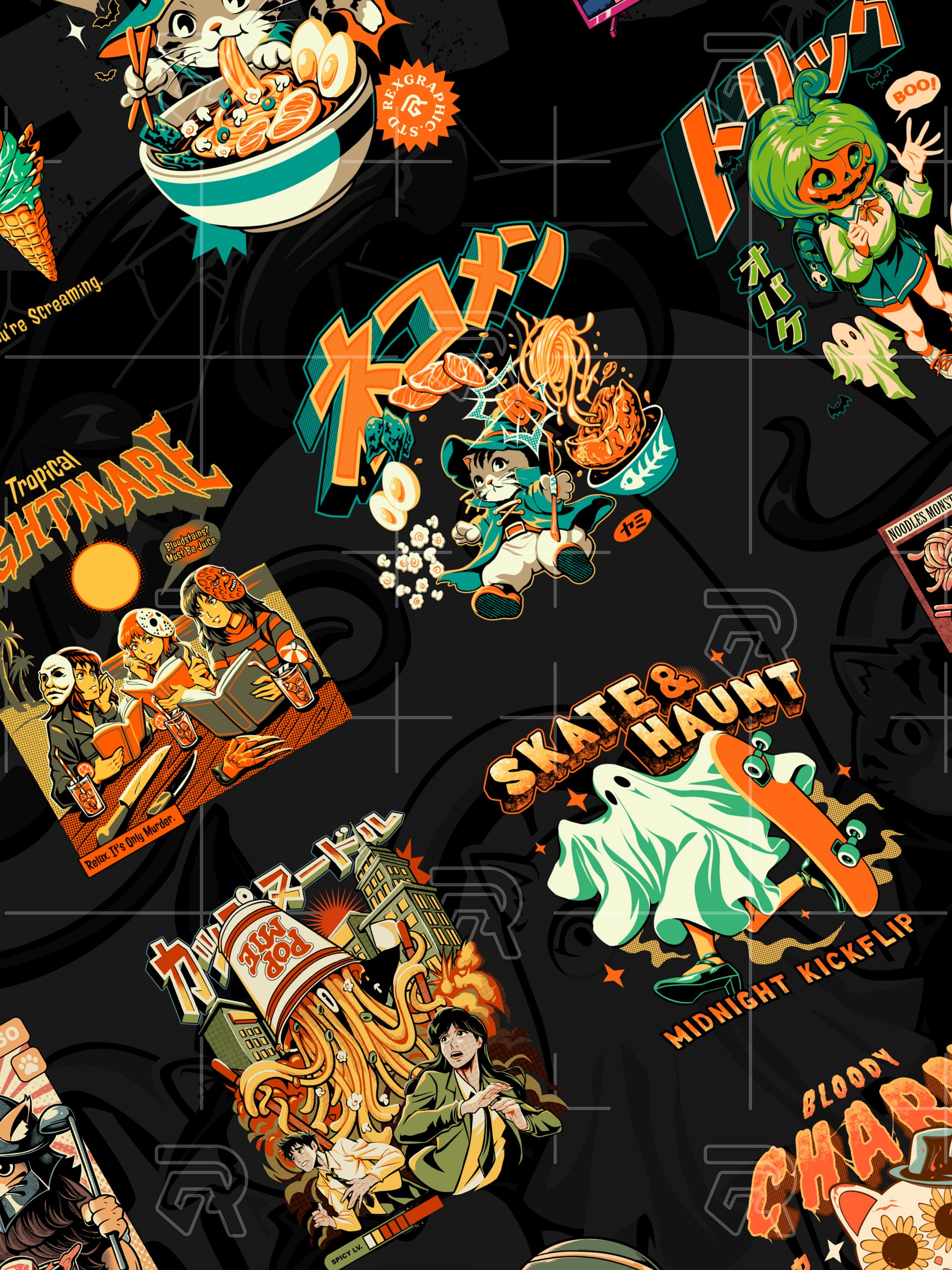 Halloween T-Shirt Design Bundle (for commercial use) product image (5)