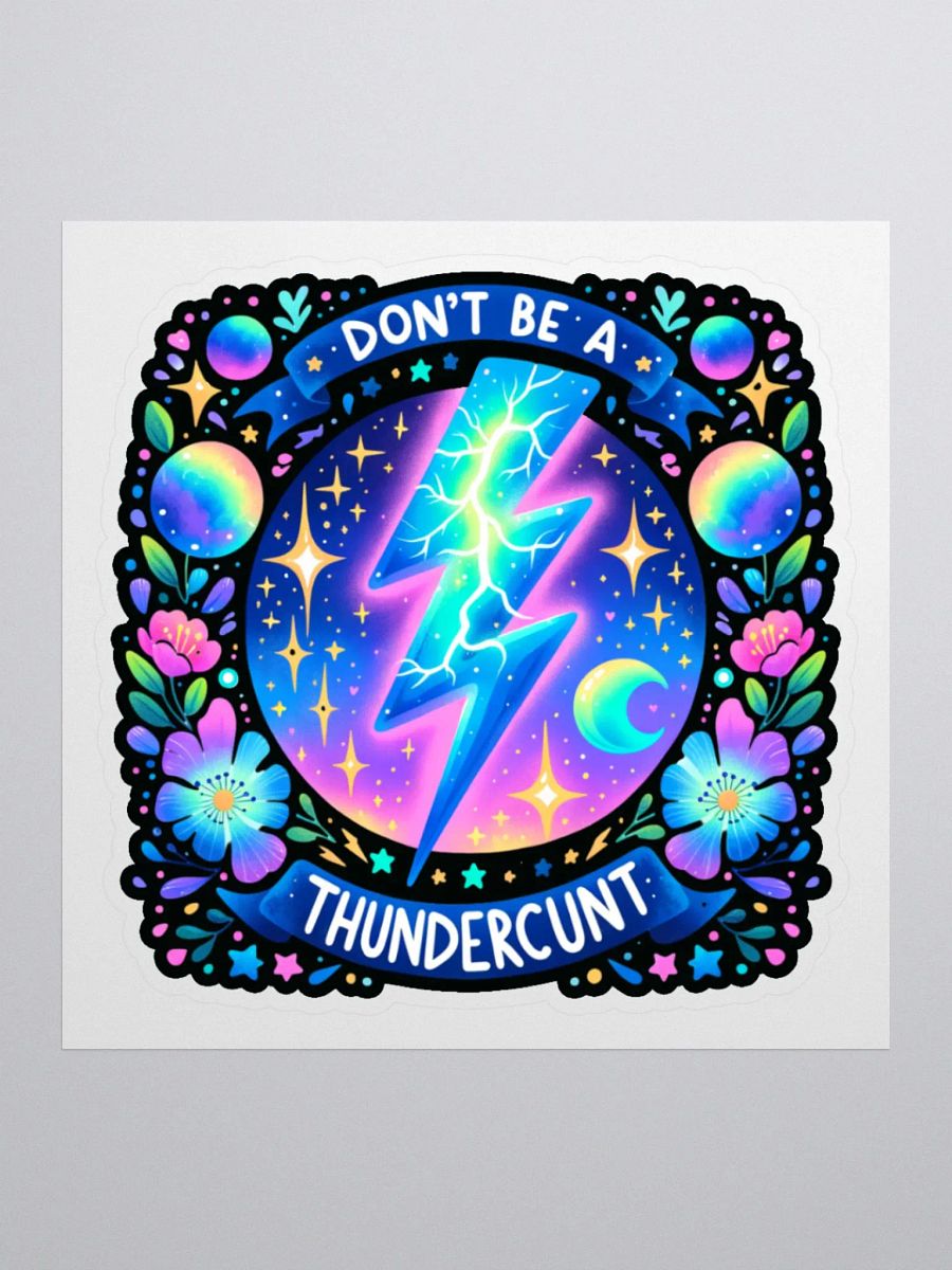 Thunderbolt Kiss Cut Sticker product image (3)