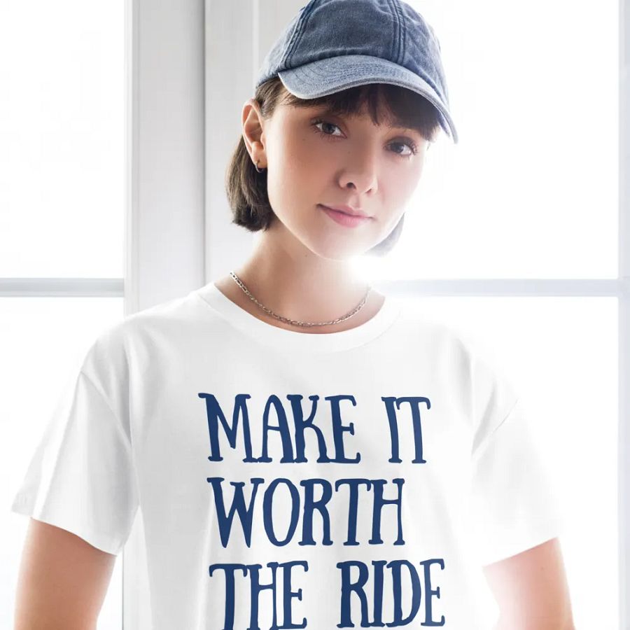 Make it worth the ride Women's Crop Top product image (2)